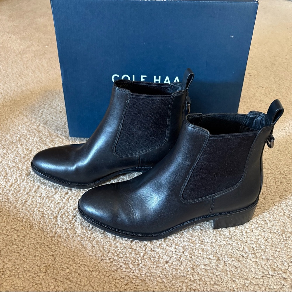 Women’s Cole Haan Black Leather Booties
